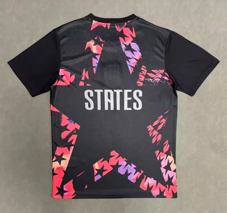 Thailand Quality(AAA) 2026 USA Goalkeeper Black Soccer Jersey