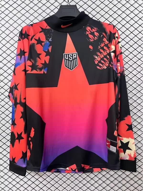 Thailand Quality(AAA) 2026 USA Goalkeeper Long Sleeve Soccer Jersey