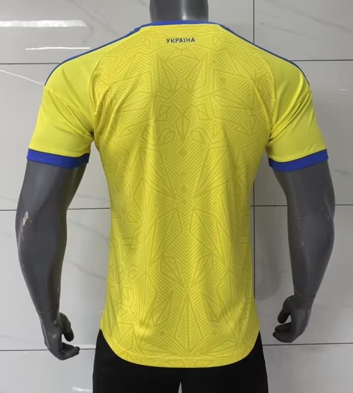 Thailand Quality(AAA) 2026 Ukraine Home Soccer Jersey