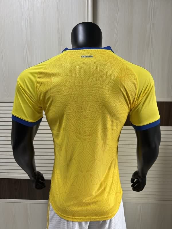 Thailand Quality(AAA) 2026 Ukraine Home Soccer Jersey (Player)