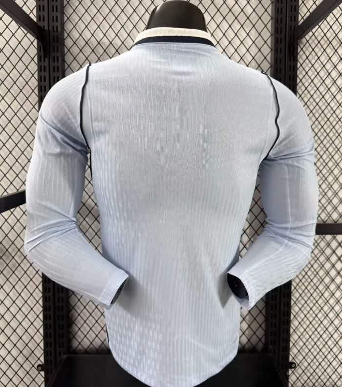 Thailand Quality(AAA) 2026 Uruguay World Cup Home Long Sleeve Soccer Jersey (Player)