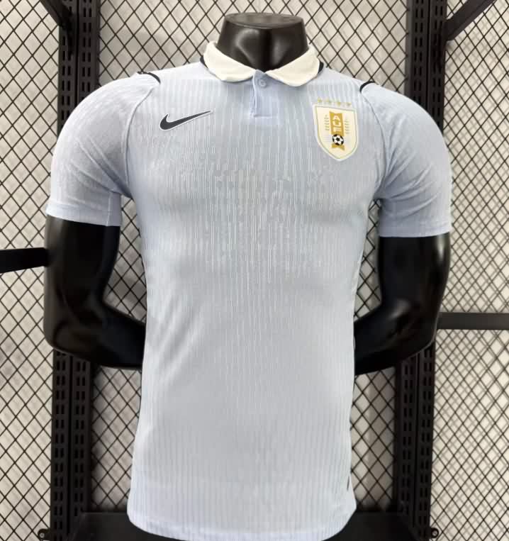 Thailand Quality(AAA) 2026 Uruguay World Cup Home Soccer Jersey (Player) Thailand Quality(AAA) 2026 Uruguay World Cup Home Soccer Jersey (Player)
