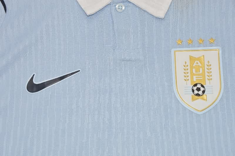 Thailand Quality(AAA) 2026 Uruguay World Cup Home Soccer Jersey (Player)