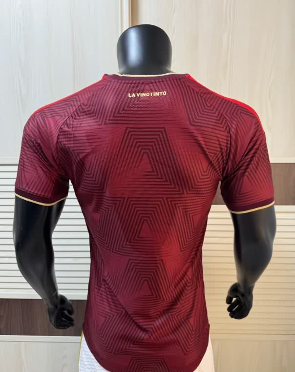 Thailand Quality(AAA) 2026 Venezuela Home Soccer Jersey (Player)