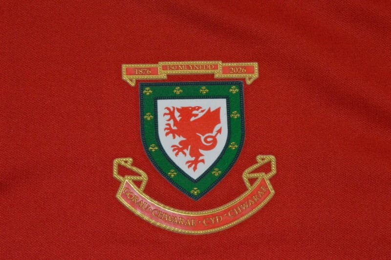 Thailand Quality(AAA) 2026 Wales 150th Anniversary Soccer Jersey