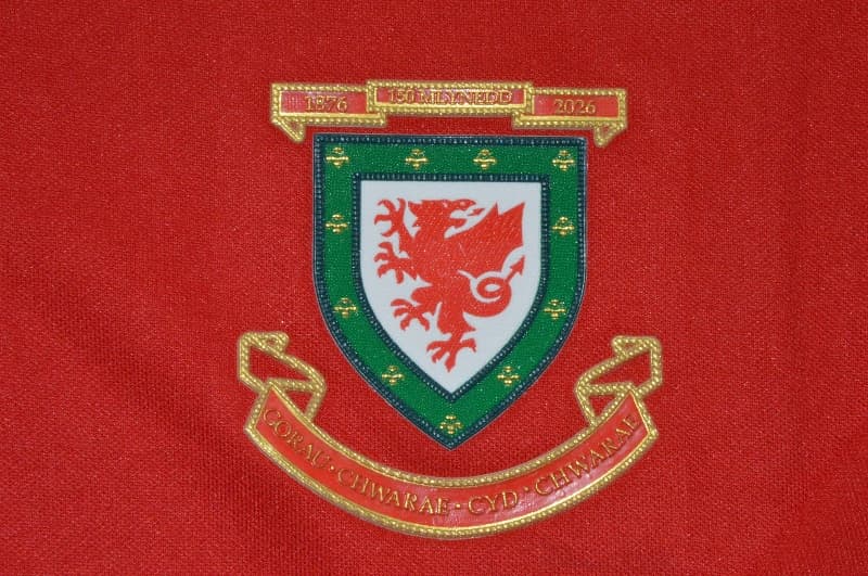 Thailand Quality(AAA) 2026 Wales 150th Anniversary Long Sleeve Soccer Jersey