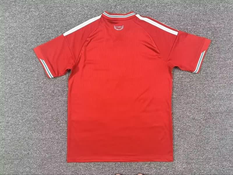 Thailand Quality(AAA) 2026 Wales Home Soccer Jersey