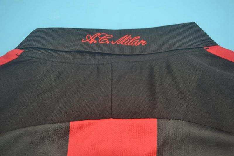 Thailand Quality(AAA) 2000/02 AC Milan Home Retro Soccer Jersey
