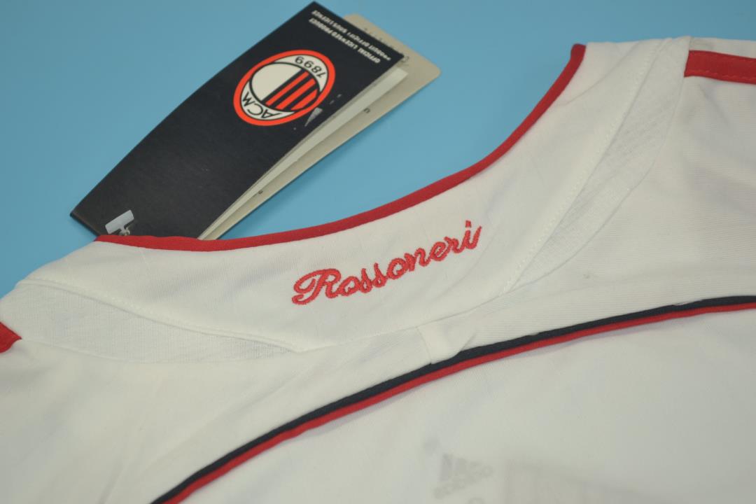 Thailand Quality(AAA) 2006/07 AC Milan Away Final Retro Soccer Jersey