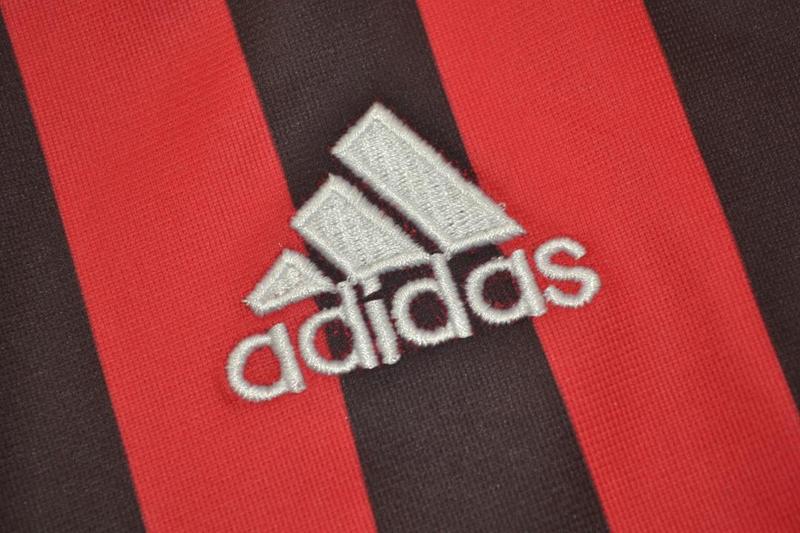 Thailand Quality(AAA) 2007/08 AC Milan Home Retro Soccer Jersey(L/S)