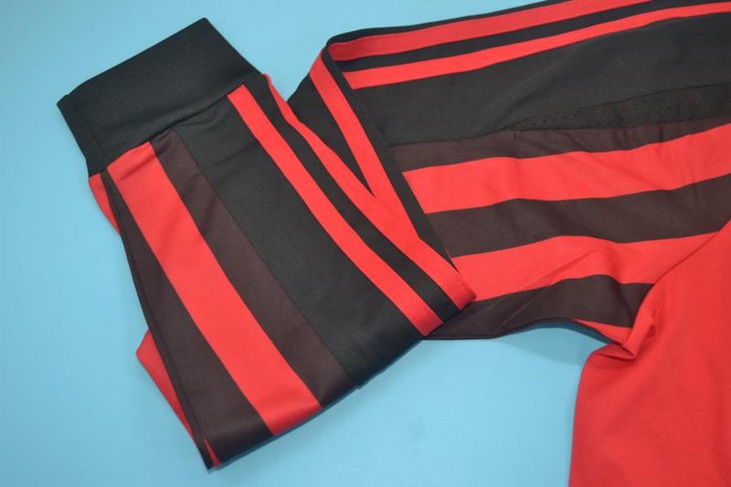 Thailand Quality(AAA) 2007/08 AC Milan Home Retro Soccer Jersey(L/S)