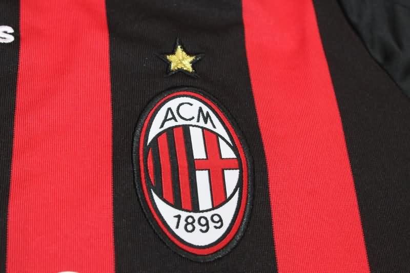 Thailand Quality(AAA) 2008/09 AC Milan Home Retro Soccer Jersey