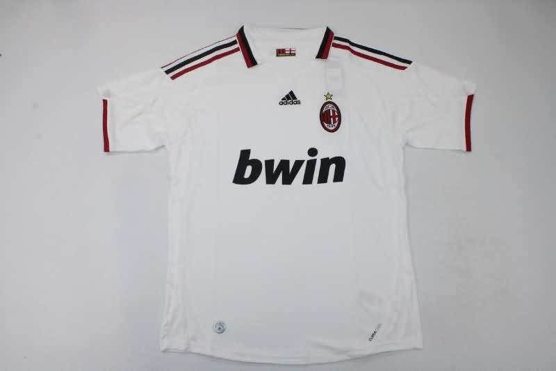 Thailand Quality(AAA) 2009/10 AC Milan Away Retro Soccer Jersey