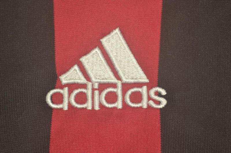 Thailand Quality(AAA) 2009/10 AC Milan Home Retro Soccer Jersey(L/S)