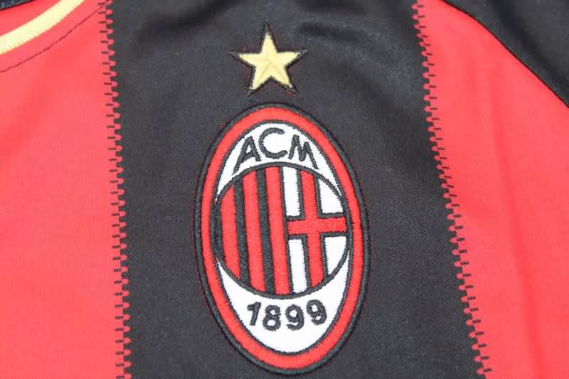 Thailand Quality(AAA) 2010/11 AC Milan Home Retro Soccer Jersey