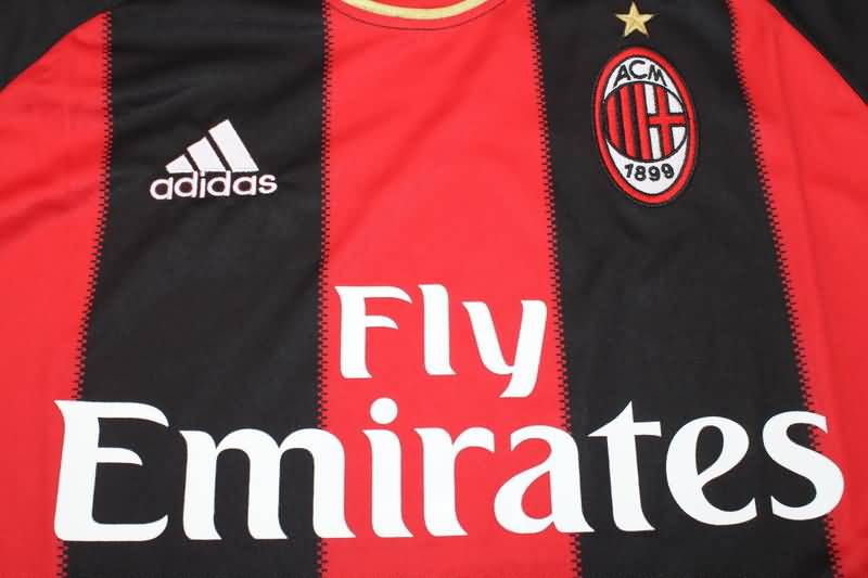 Thailand Quality(AAA) 2010/11 AC Milan Home Retro Soccer Jersey