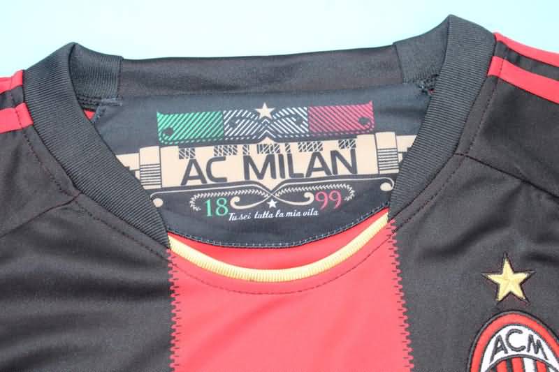 Thailand Quality(AAA) 2010/11 AC Milan Home Retro Soccer Jersey