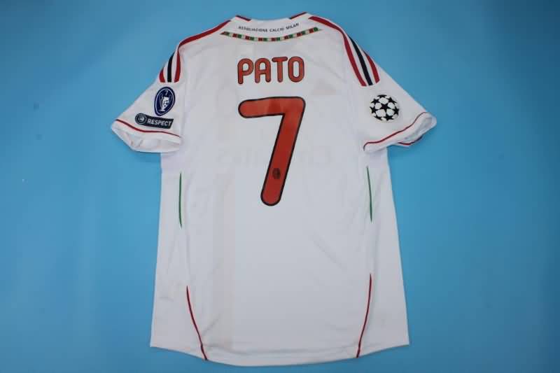 Thailand Quality(AAA) 2011/12 AC Milan Away Retro Soccer Jersey