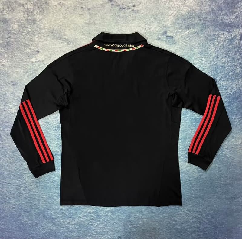 Thailand Quality(AAA) 2011/12 AC Milan Third Retro Long Sleeve Soccer Jersey