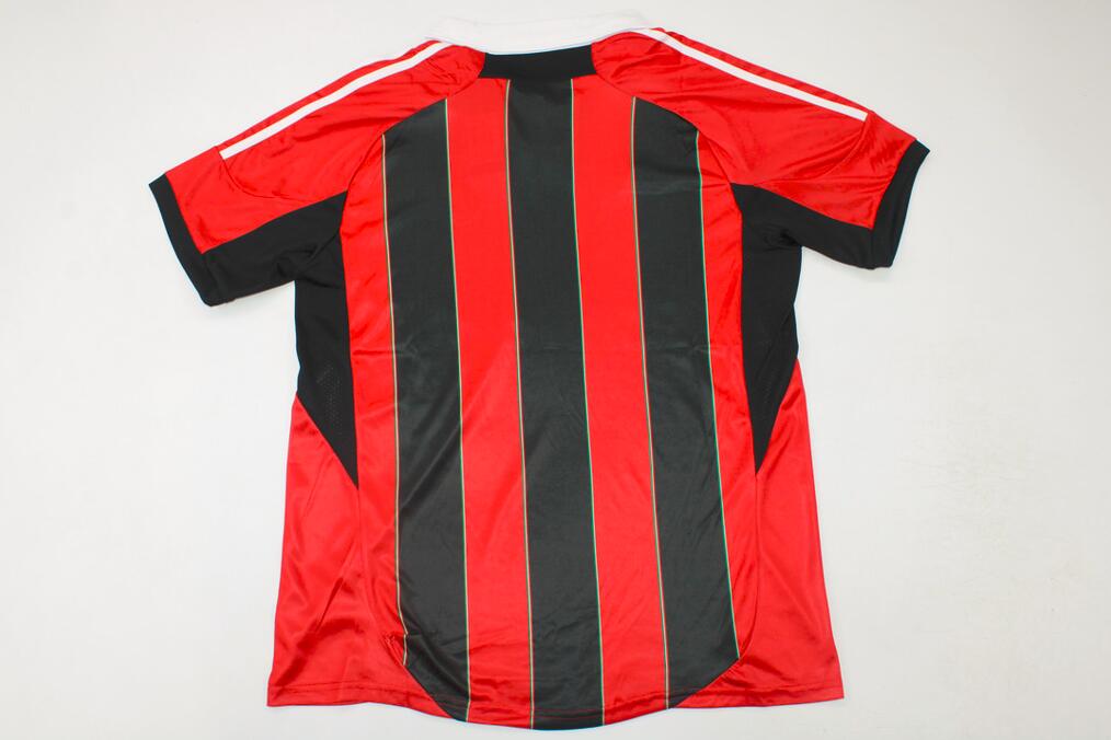 Thailand Quality(AAA) 2012/13 AC Milan Home Retro Soccer Jersey