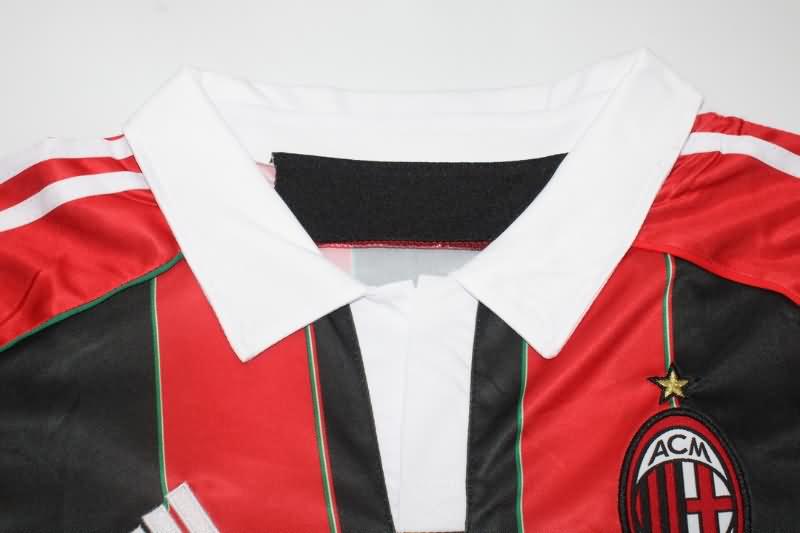 Thailand Quality(AAA) 2012/13 AC Milan Home Retro Soccer Jersey