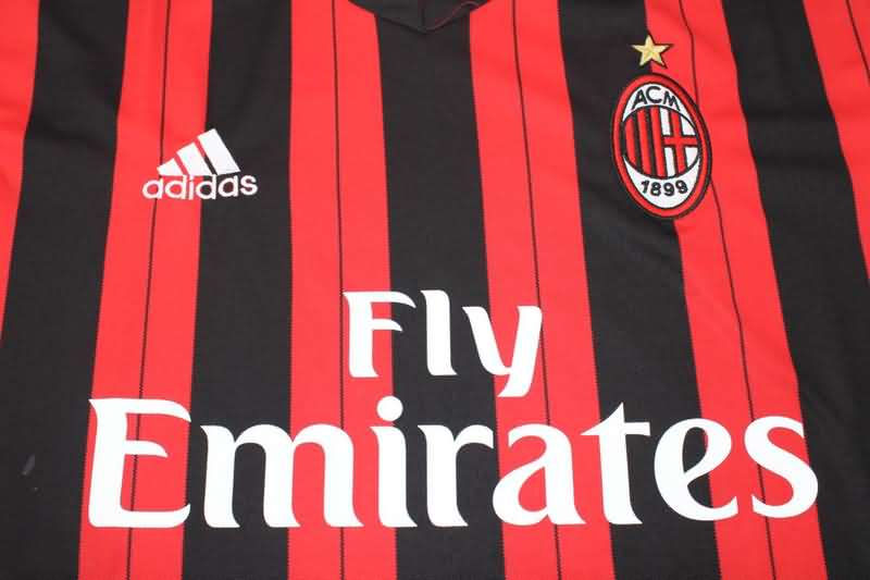 Thailand Quality(AAA) 2013/14 AC Milan Home Retro Soccer Jersey