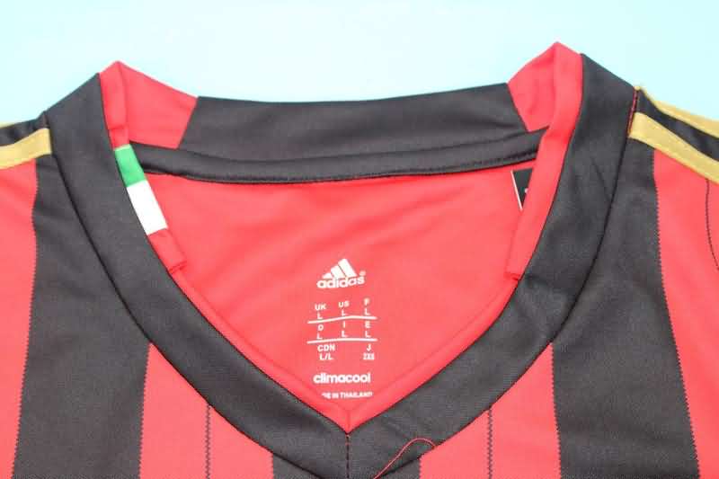 Thailand Quality(AAA) 2013/14 AC Milan Home Retro Soccer Jersey