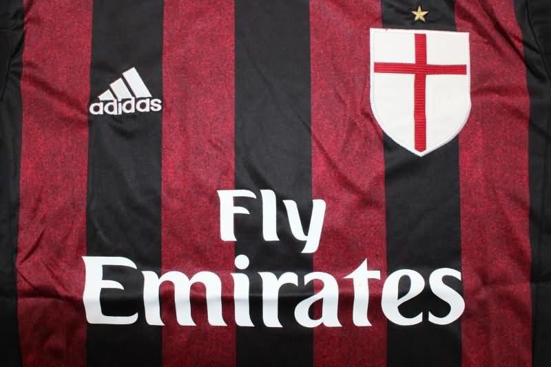 Thailand Quality(AAA) 2015/16 AC Milan Home Retro Soccer Jersey