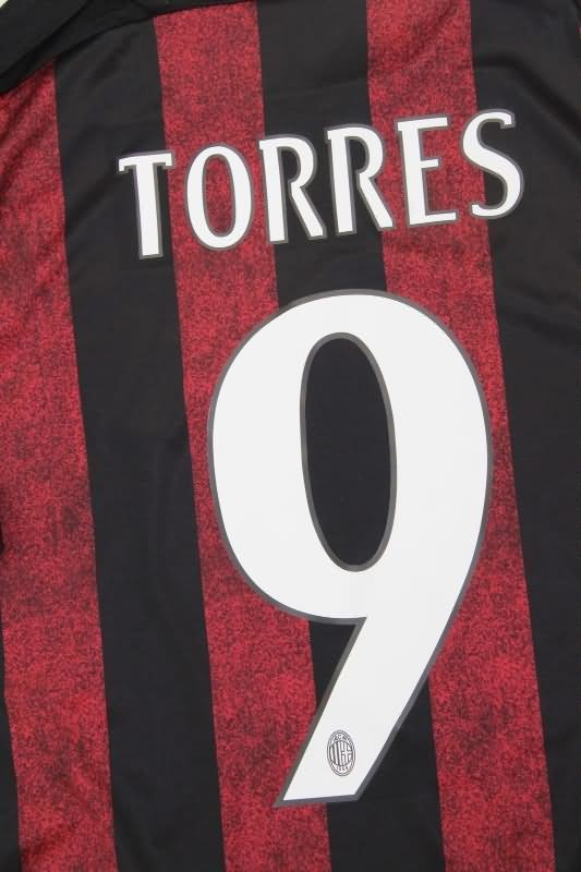 Thailand Quality(AAA) 2015/16 AC Milan Home Retro Soccer Jersey