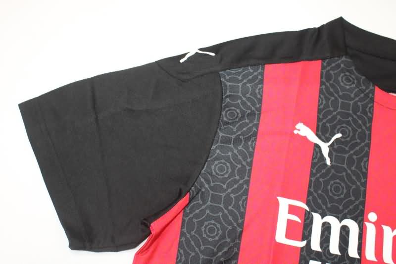 Thailand Quality(AAA) 2020/21 AC Milan Home Retro Soccer Jersey