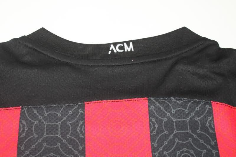 Thailand Quality(AAA) 2020/21 AC Milan Home Retro Soccer Jersey