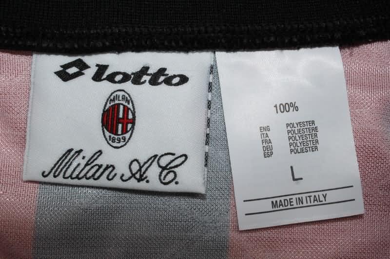 Thailand Quality(AAA) 1993/94 AC Milan Final Retro Soccer Jersey