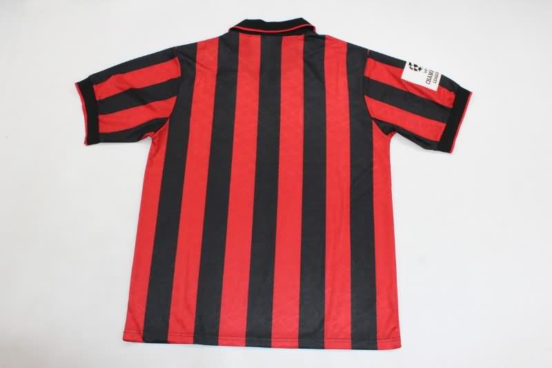 Thailand Quality(AAA) 1993/94 AC Milan Final Retro Soccer Jersey