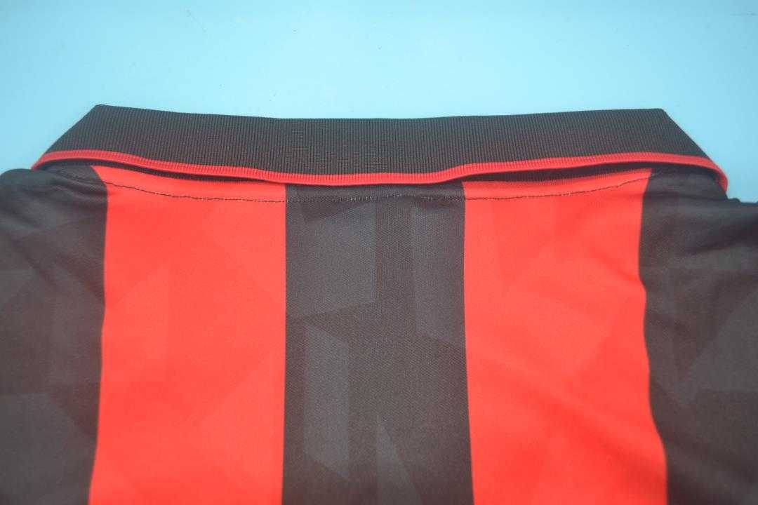 Thailand Quality(AAA) 1993/94 AC Milan Home Retro Soccer Jersey