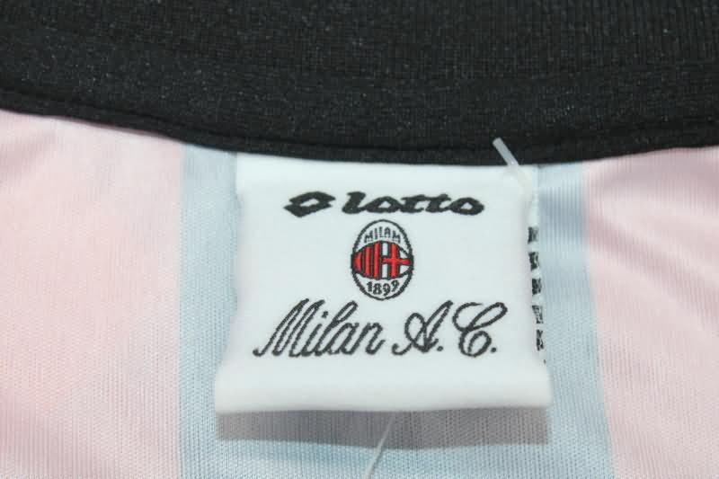 Thailand Quality(AAA) 1993/94 AC Milan Home Long Sleeve Retro Soccer Jersey