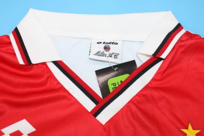 Thailand Quality(AAA) 1994/95 AC Milan Away Retro Soccer Jersey