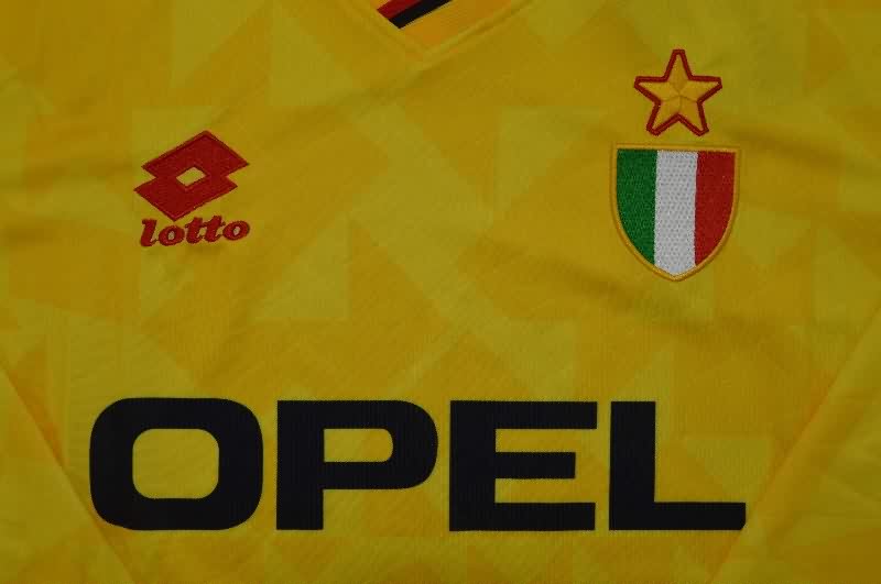 Thailand Quality(AAA) 1994/95 AC Milan Third Retro Long Sleeve Soccer Jersey