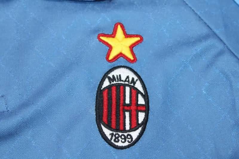 Thailand Quality(AAA) 1995/96 AC Milan Away Retro Soccer Jersey