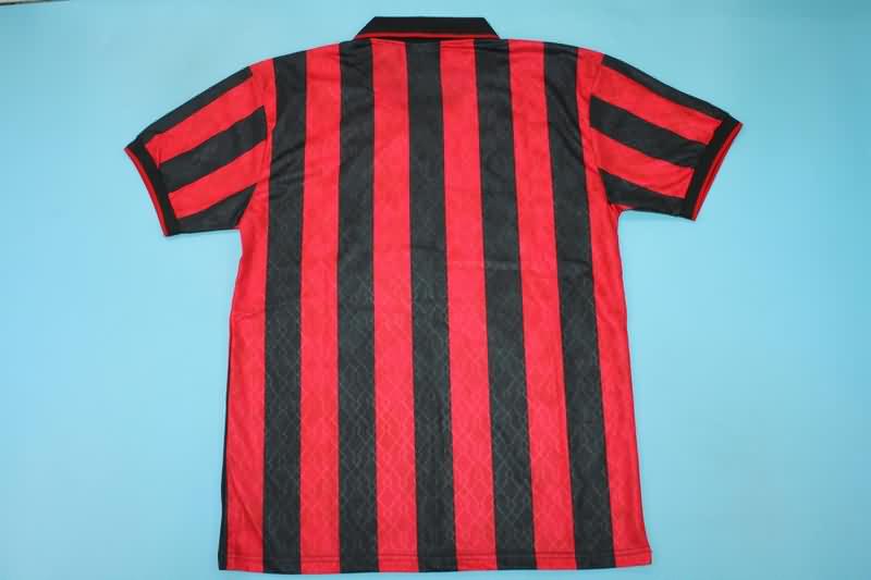 Thailand Quality(AAA) 1995/96 AC Milan Home Retro Soccer Jersey