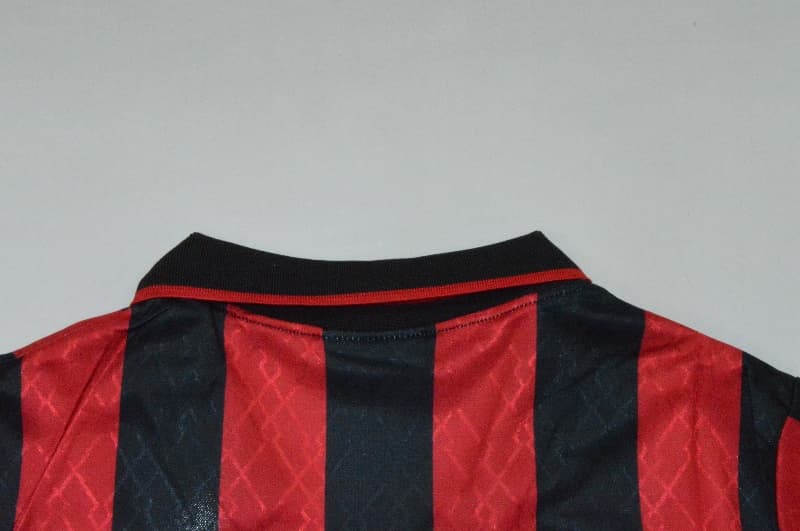 Thailand Quality(AAA) 1995/96 AC Milan Home Retro Soccer Jersey