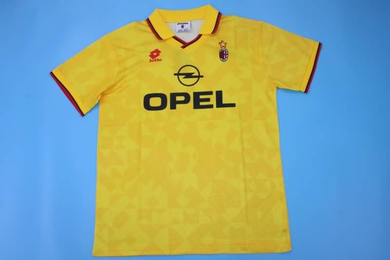 Thailand Quality(AAA) 1995/96 AC Milan Third Retro Soccer Jersey