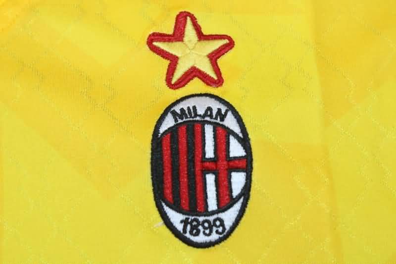 Thailand Quality(AAA) 1995/96 AC Milan Third Retro Soccer Jersey