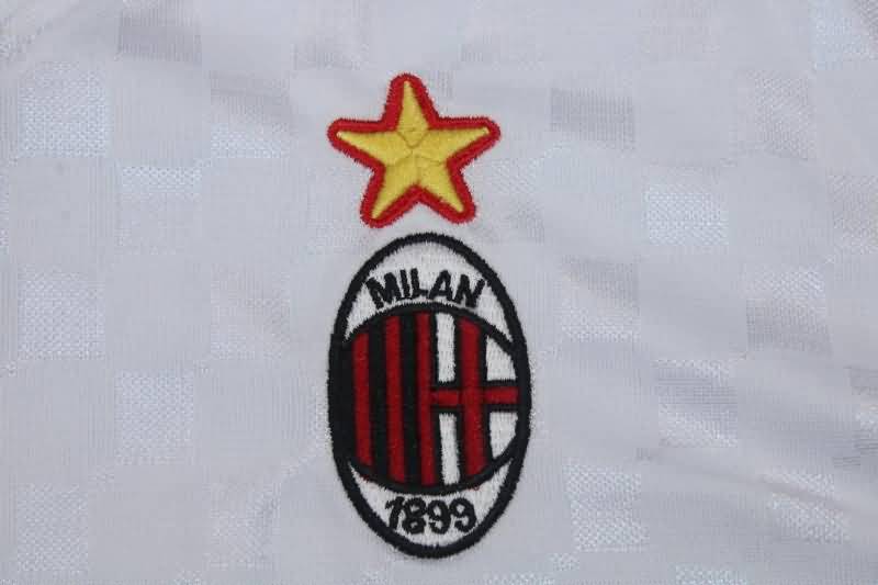 Thailand Quality(AAA) 1995/97 AC Milan Away Retro Soccer Jersey