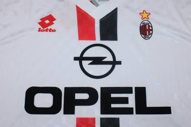 Thailand Quality(AAA) 1995/97 AC Milan Away Retro Soccer Jersey