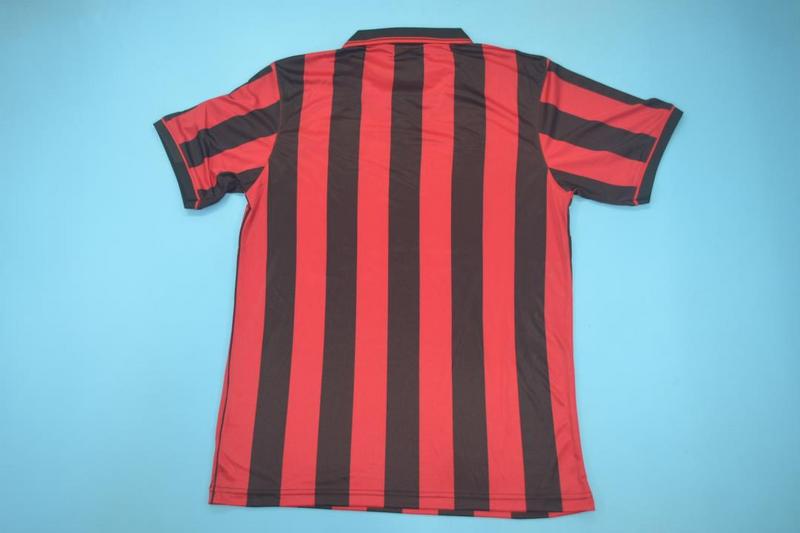 Thailand Quality(AAA) 1996/97 AC Milan Home Retro Soccer Jersey