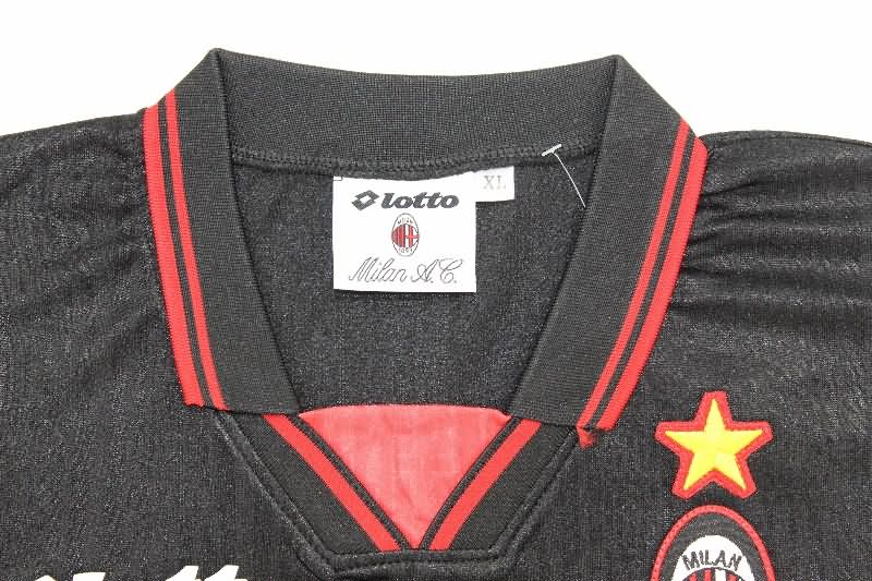 Thailand Quality(AAA) 1997/98 AC Milan Away Retro Soccer Jersey