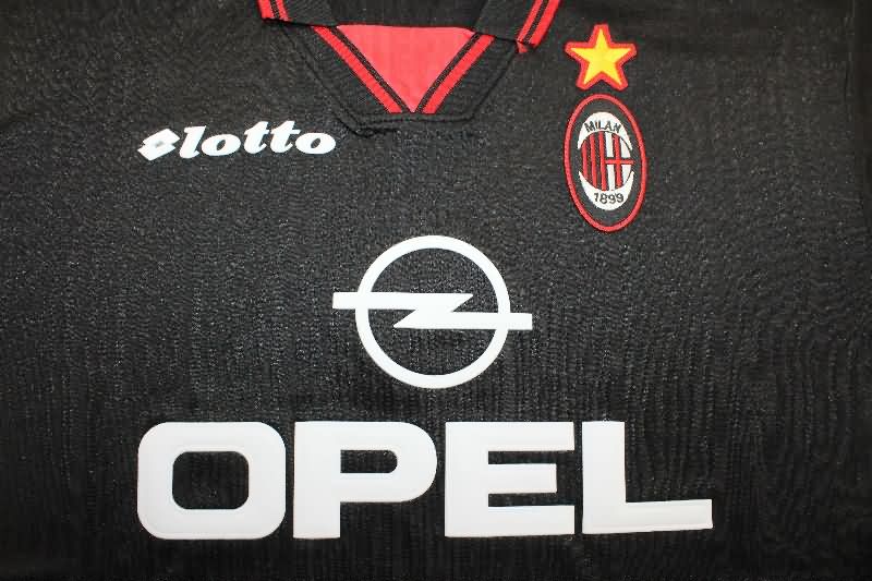 Thailand Quality(AAA) 1997/98 AC Milan Away Retro Soccer Jersey