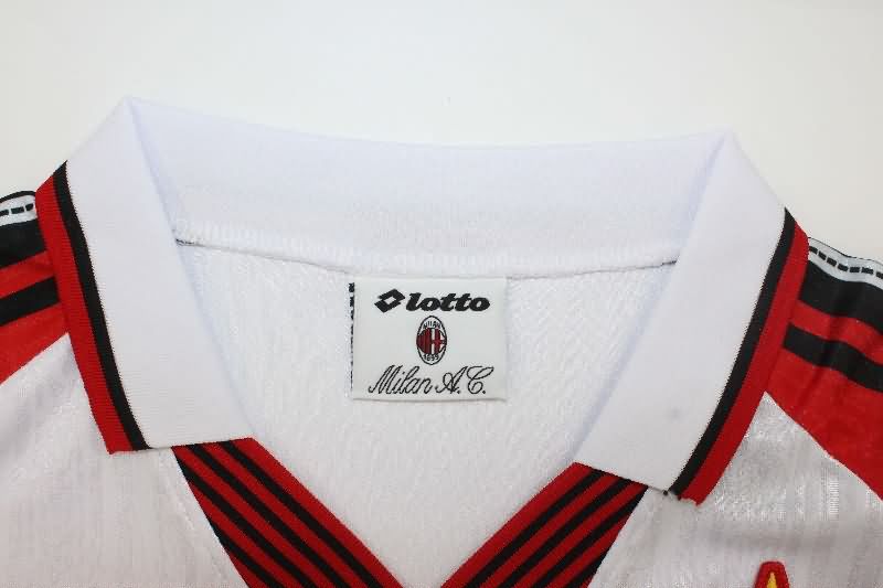 Thailand Quality(AAA) 1997/98 AC Milan Away Retro Soccer Jersey 02