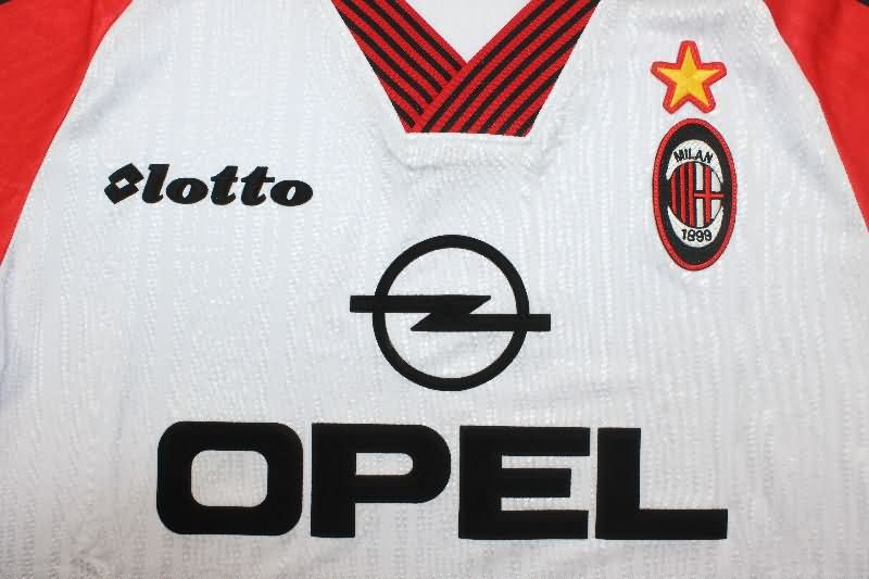 Thailand Quality(AAA) 1997/98 AC Milan Away Retro Soccer Jersey 02