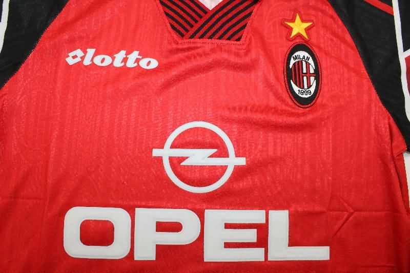 Thailand Quality(AAA) 1997/98 AC Milan Fourth Retro Soccer Jersey